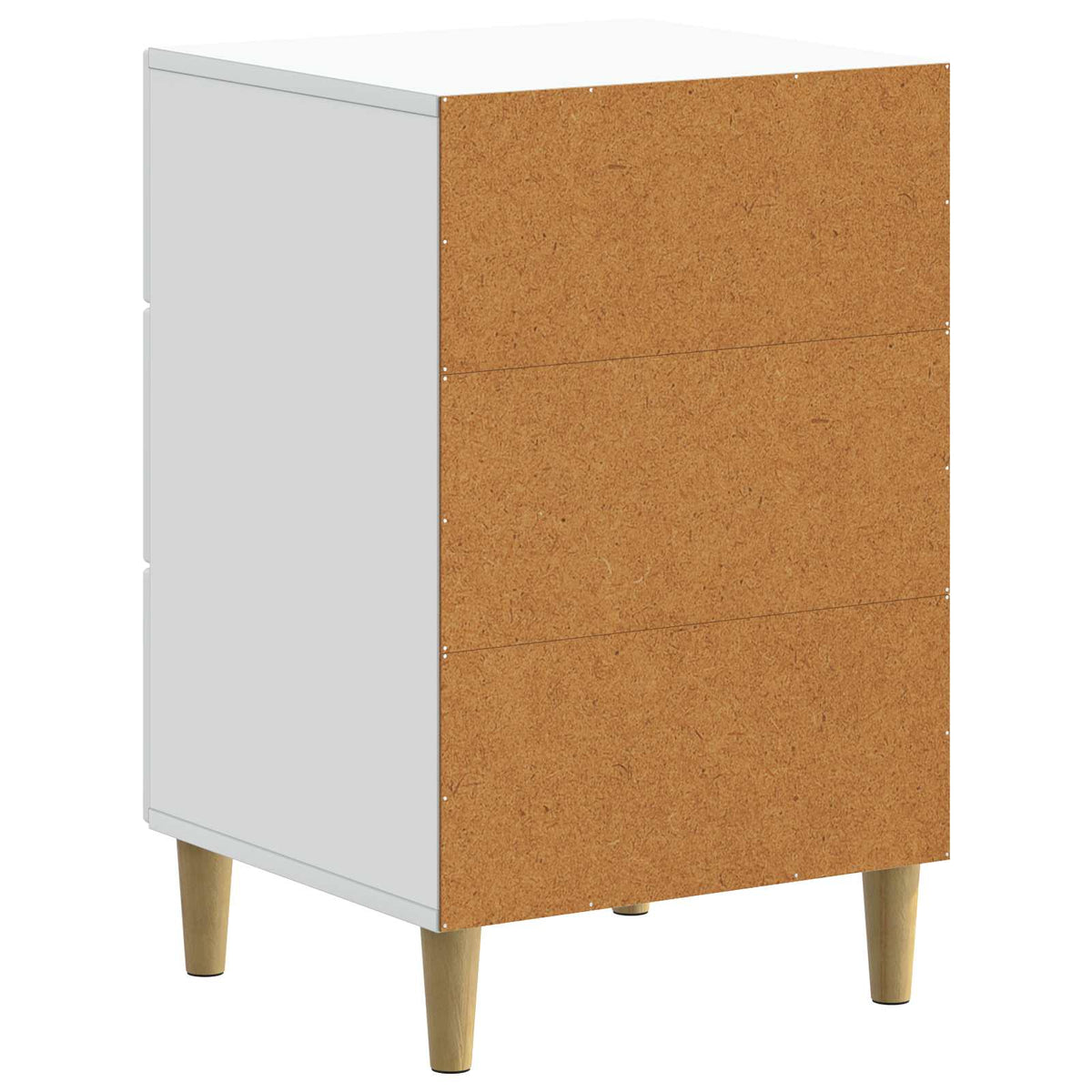 Natskab med skuffe Hvid 43 x 41 x 66,5 cm Konstrueret træ