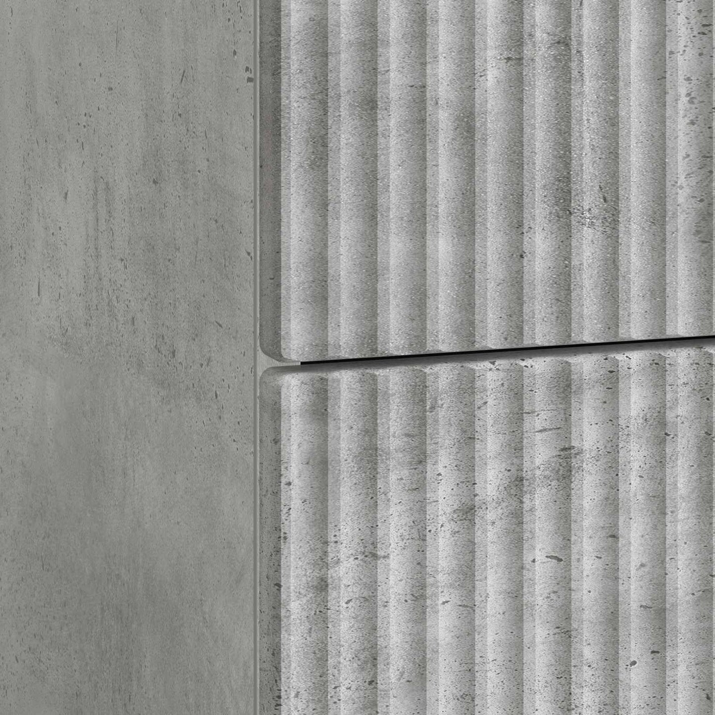 Natskab Betongrå 43 x 41 x 66,5 cm Konstrueret træ