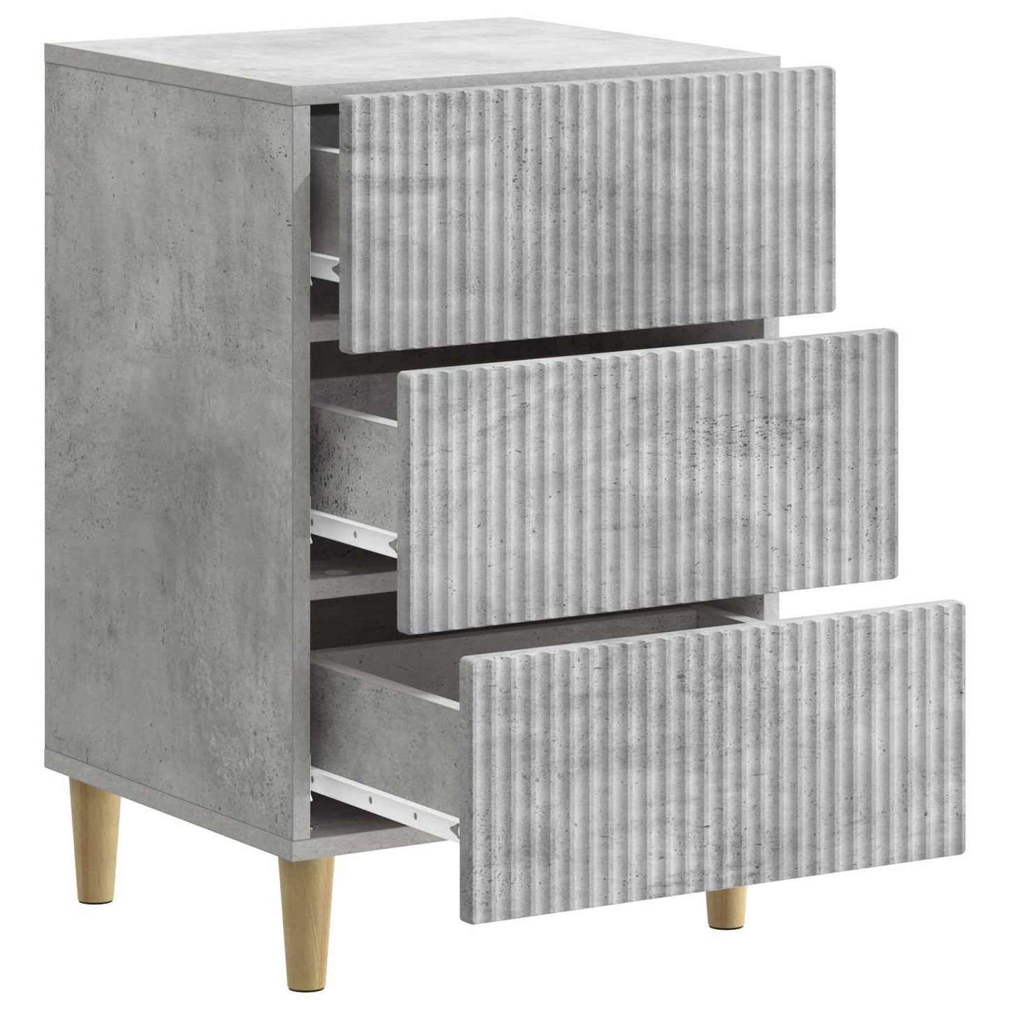 Natskab Betongrå 43 x 41 x 66,5 cm Konstrueret træ