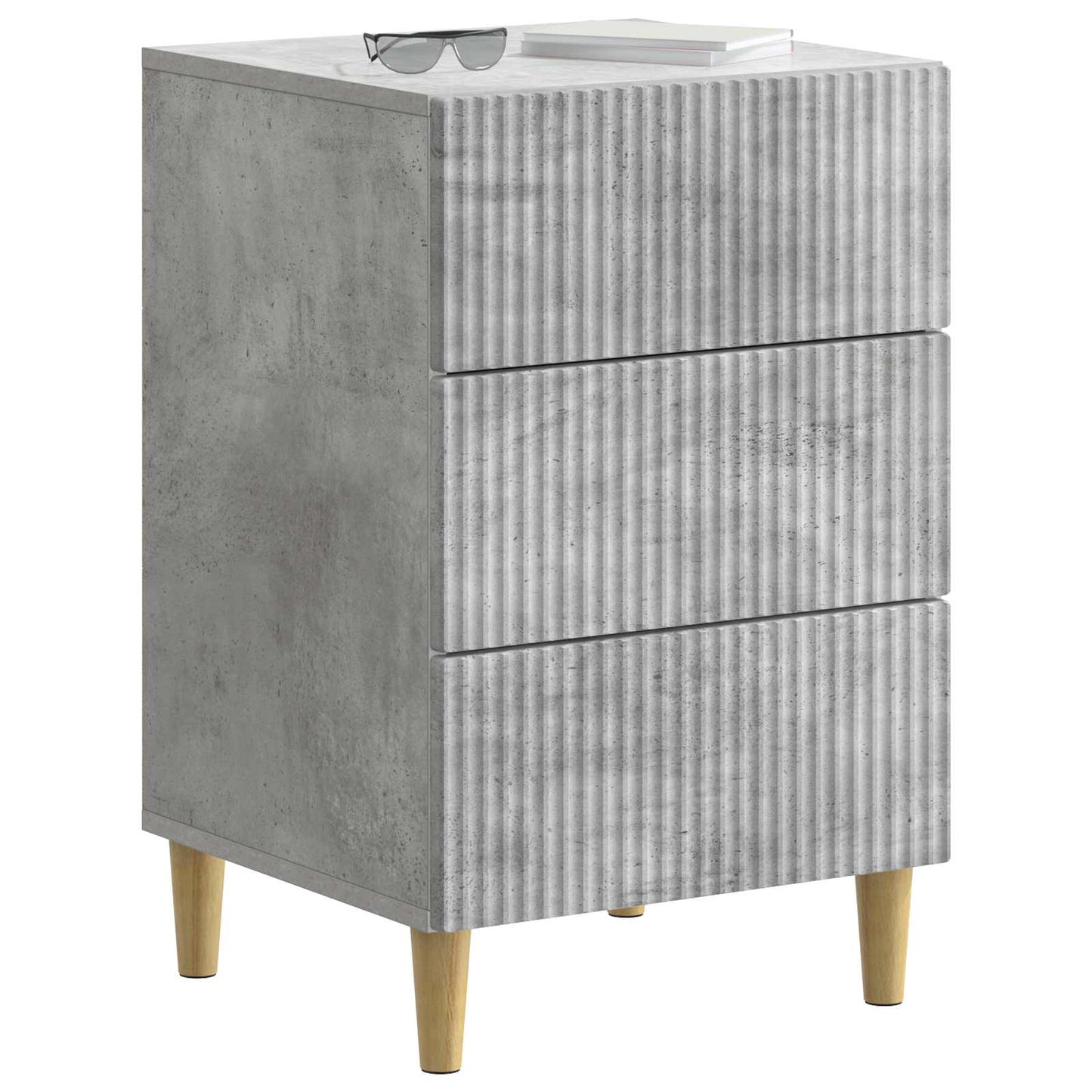 Natskab Betongrå 43 x 41 x 66,5 cm Konstrueret træ
