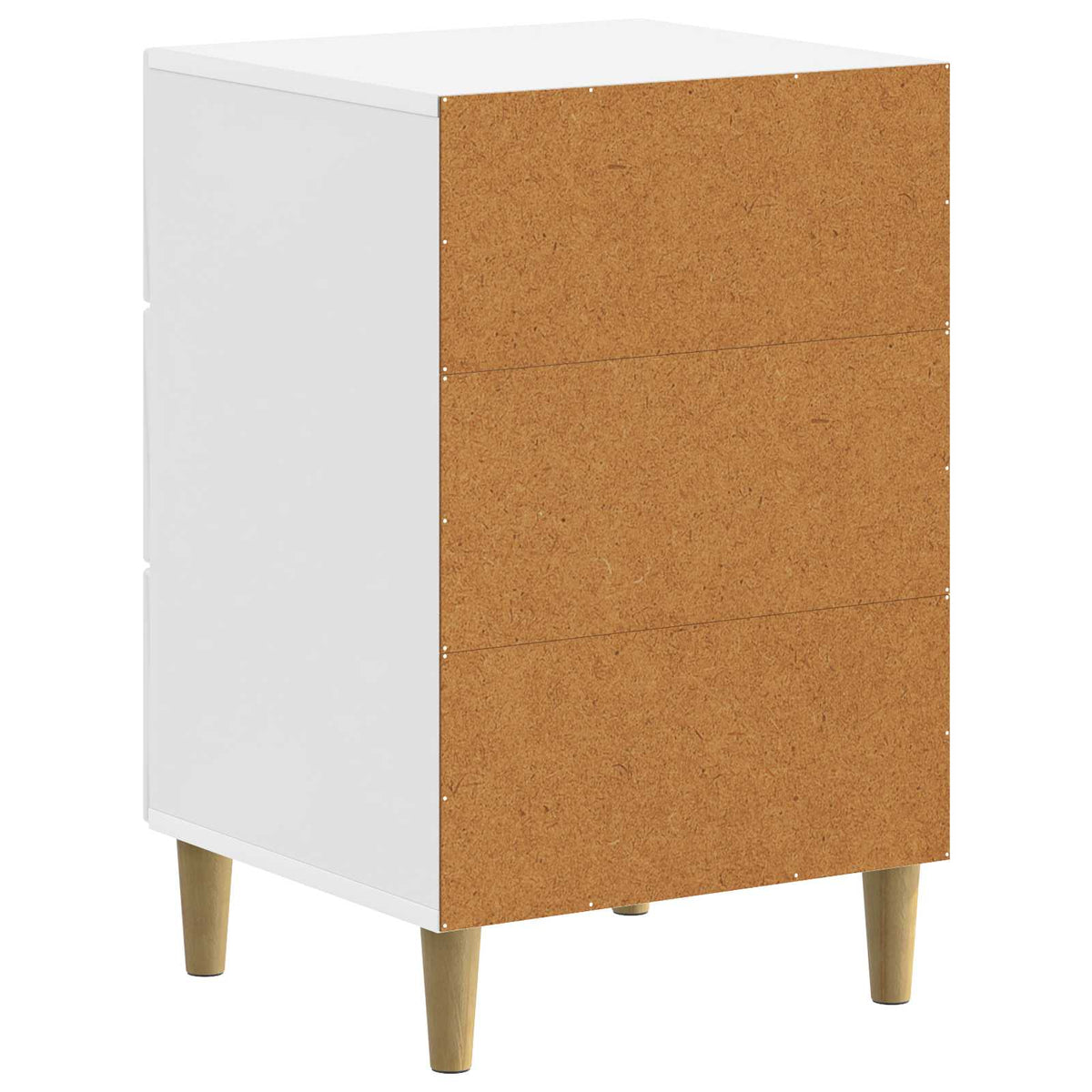 Natskab Hvid højglans 43 x 41 x 66,5 cm Konstrueret træ