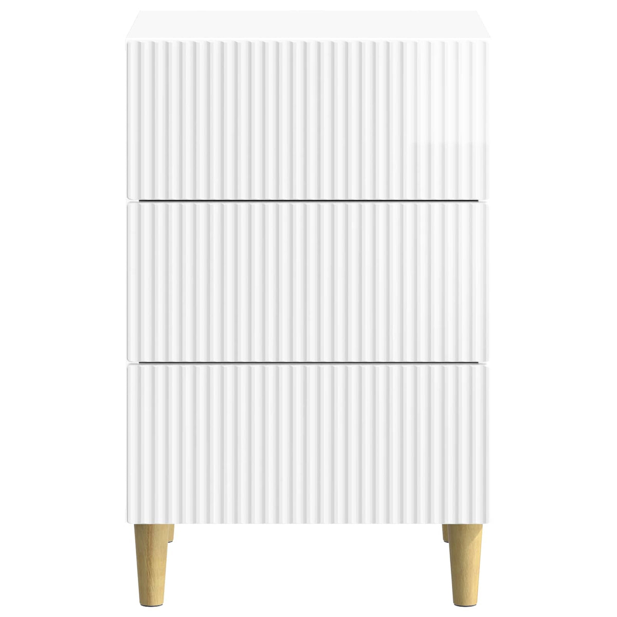 Natskab Hvid højglans 43 x 41 x 66,5 cm Konstrueret træ