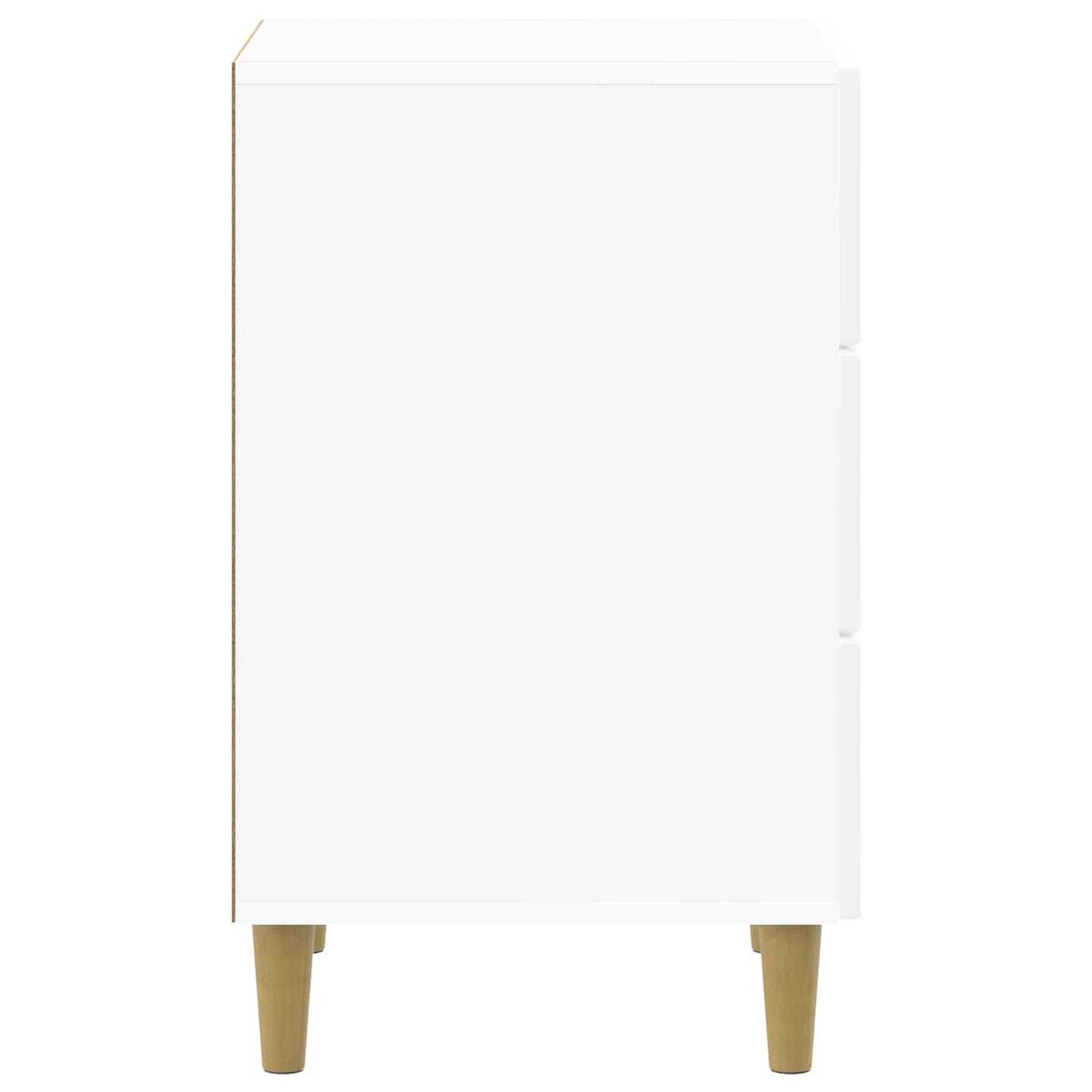 Natskab Hvid højglans 43 x 41 x 66,5 cm Konstrueret træ
