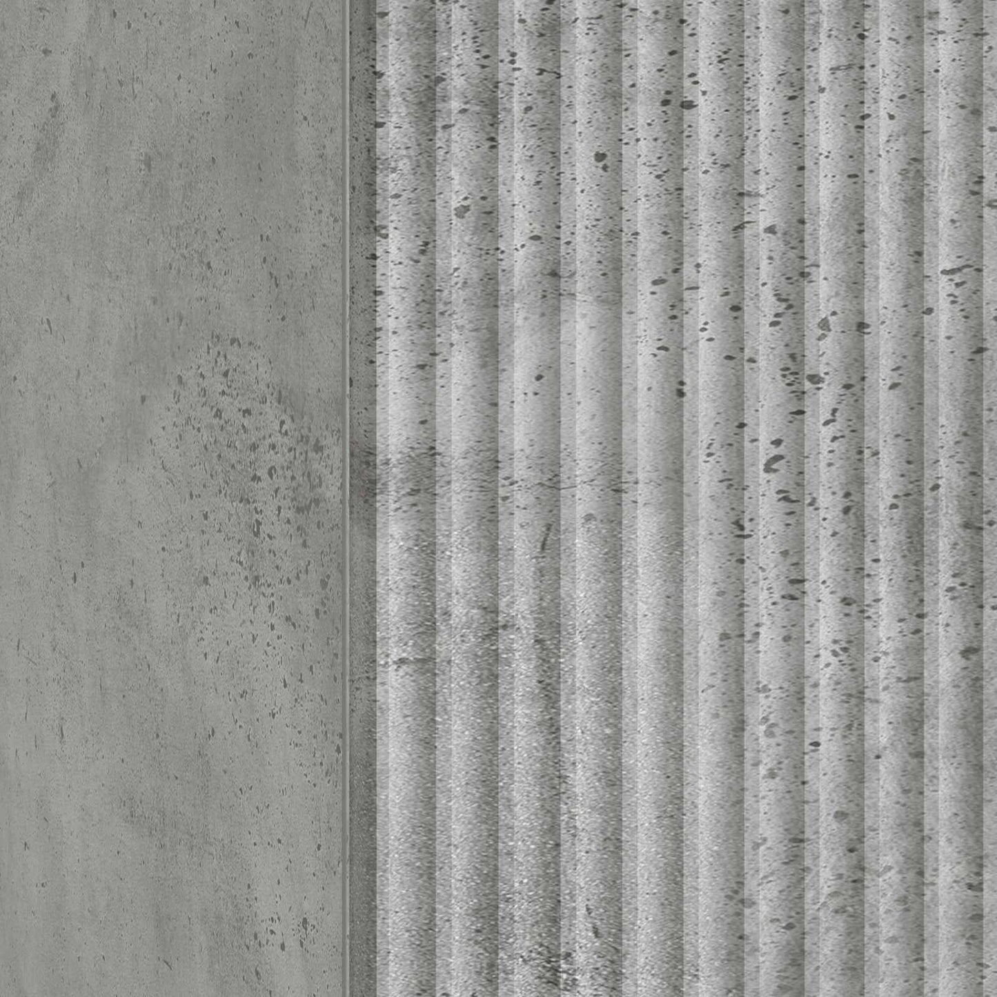 Natskab 2 stk. Betongrå 43 x 34,5 x 50 cm Konstrueret træ