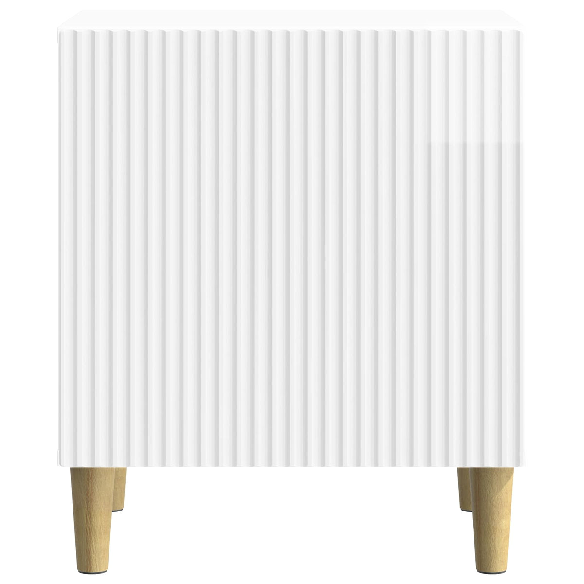 Natskab Hvid højglans 43 x 34,5 x 50 cm Konstrueret træ