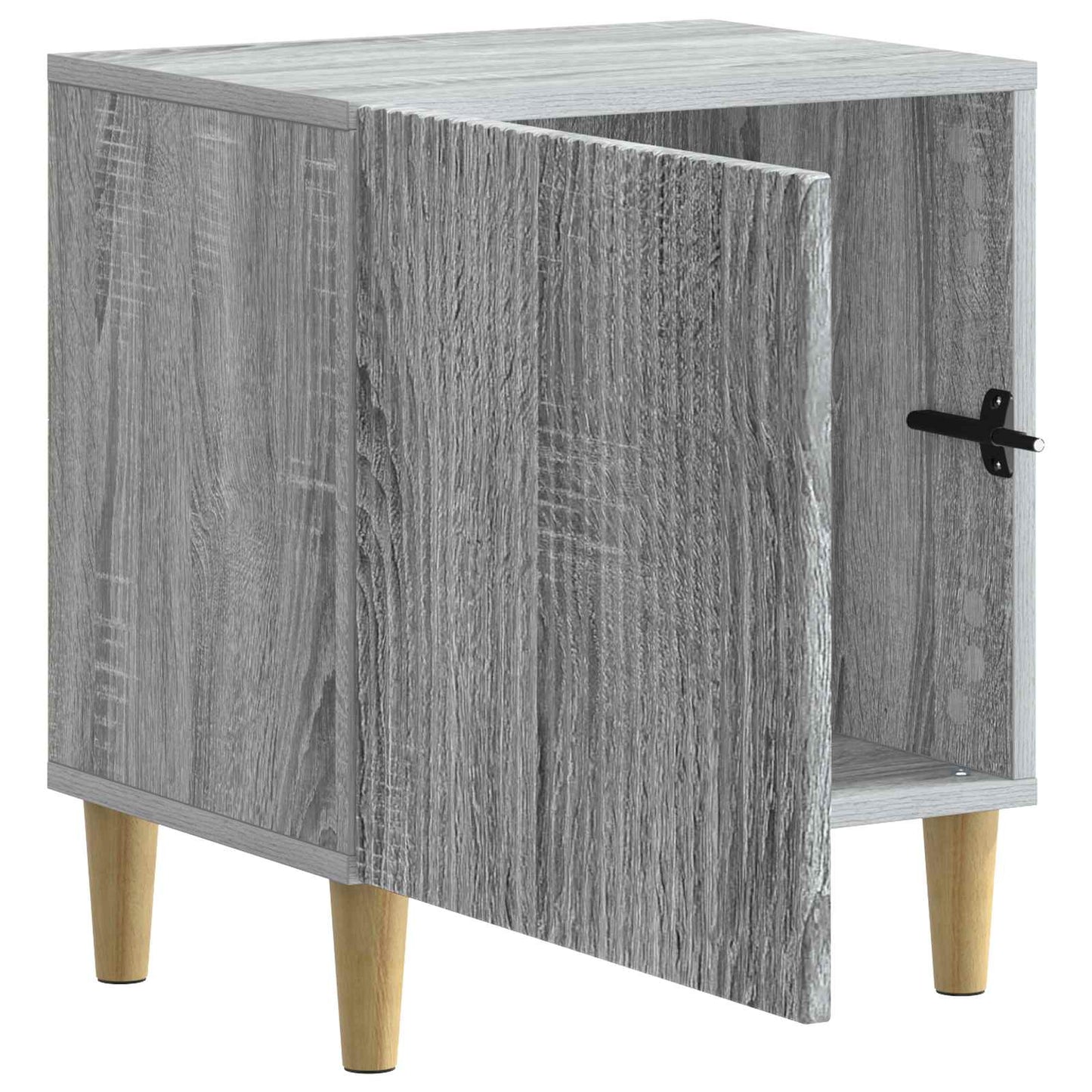 Natskab 2 stk. Grå sonoma-eg 43 x 34,5 x 50 cm Konstrueret træ