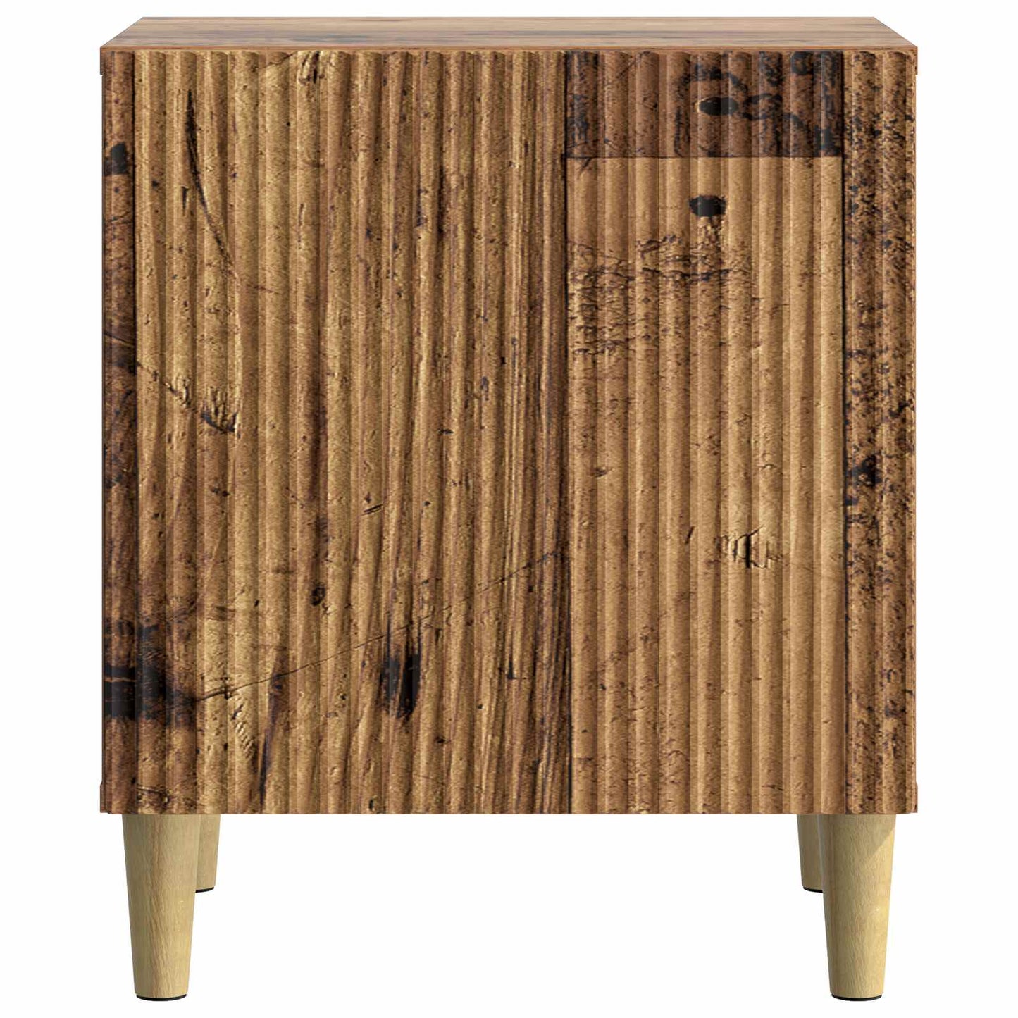 Natskab 2 stk. Gammelt træ 43 x 34,5 x 50 cm Konstrueret træ