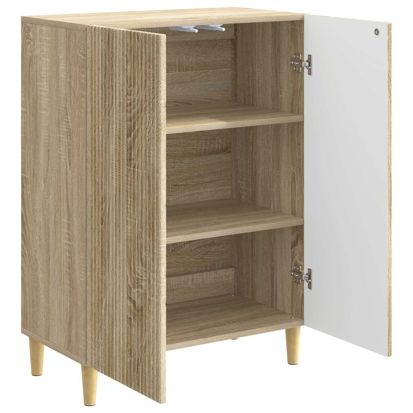 Sideboard Sonoma-eg 66 x 34,5 x 90 cm Konstrueret træ