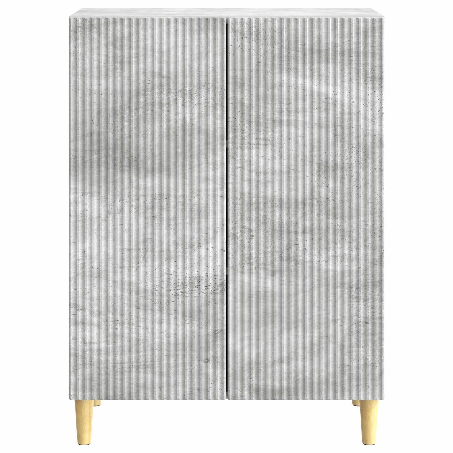 Sideboard Betongrå 66 x 34,5 x 90 cm Konstrueret træ