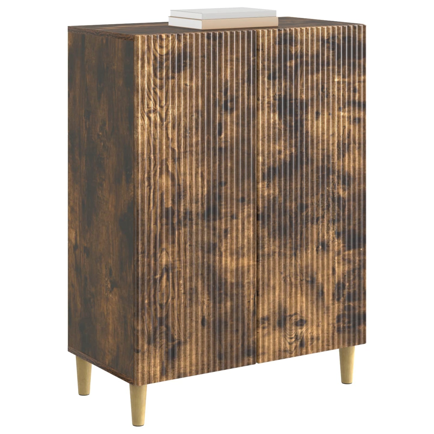 Sideboard Røget eg 66 x 34,5 x 90 cm Konstrueret træ