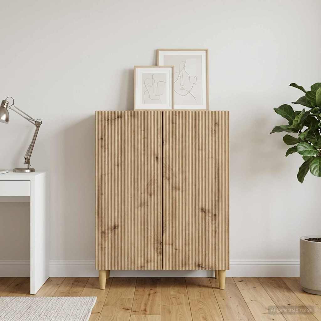 Sideboard Artisan-eg 66 x 34,5 x 90 cm Konstrueret træ