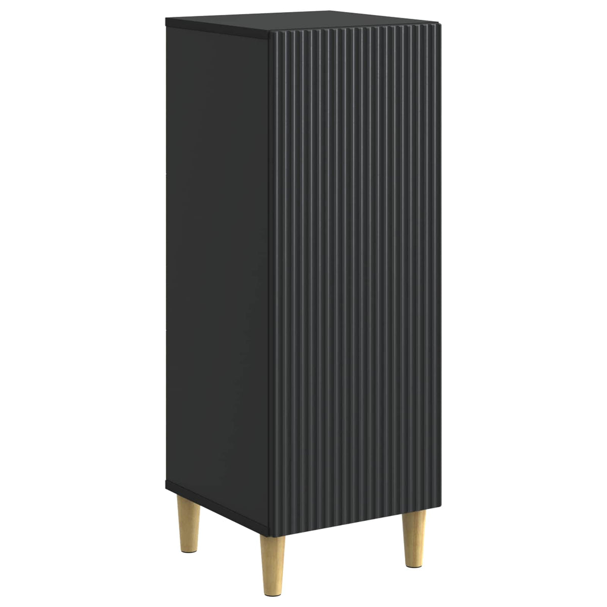 Sideboard Sort 33 x 34,5 x 90 cm Konstrueret træ
