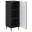 Sideboard Sort 33 x 34,5 x 90 cm Konstrueret træ