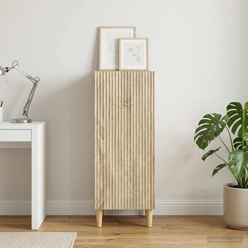 Sideboard Sonoma-eg 33 x 34,5 x 90 cm Konstrueret træ