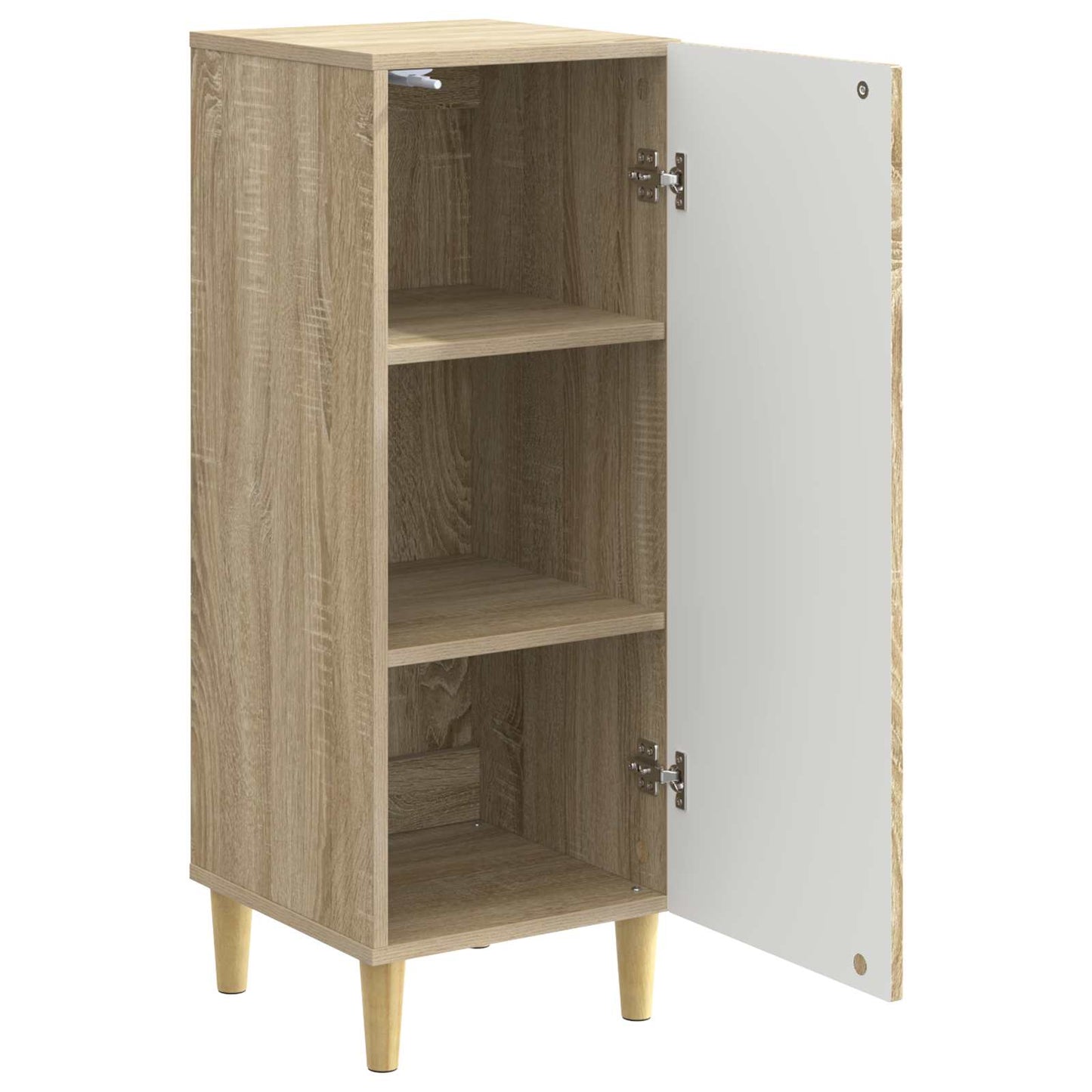 Sideboard Sonoma-eg 33 x 34,5 x 90 cm Konstrueret træ