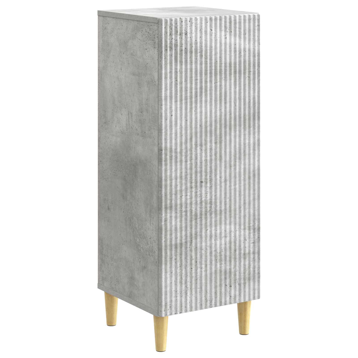 Sideboard Betongrå 33 x 34,5 x 90 cm Konstrueret træ