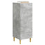 Sideboard Betongrå 33 x 34,5 x 90 cm Konstrueret træ