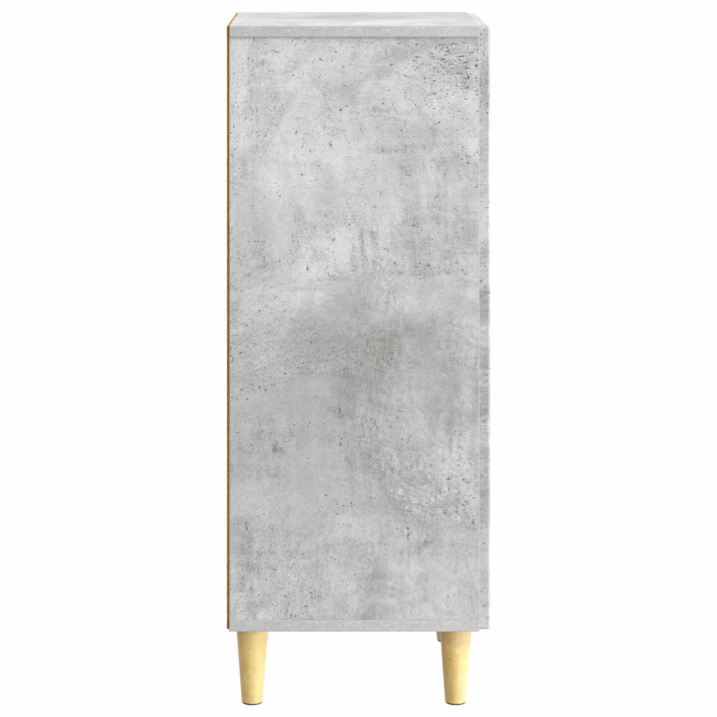 Sideboard Betongrå 33 x 34,5 x 90 cm Konstrueret træ