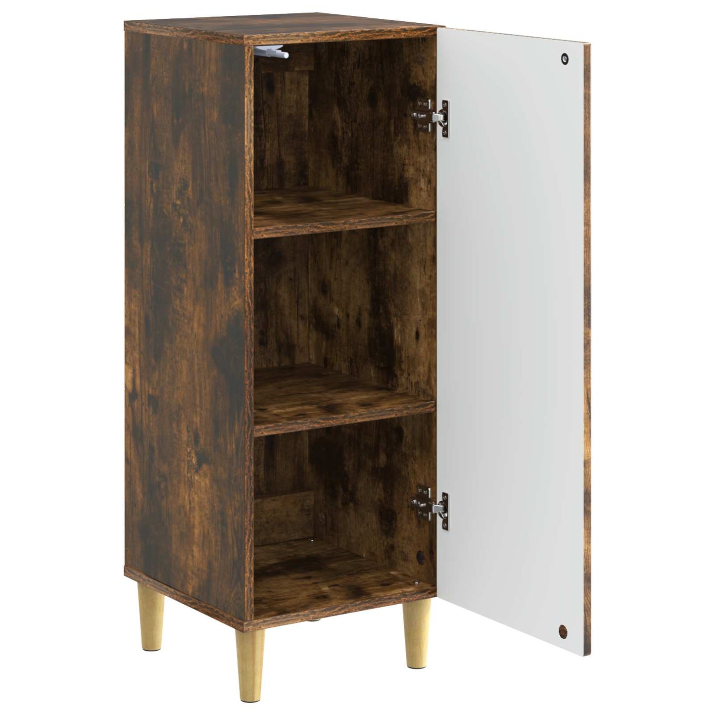 Sideboard Røget eg 33 x 34,5 x 90 cm Konstrueret træ