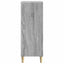 Sideboard Grå sonoma-eg 33 x 34,5 x 90 cm Konstrueret træ