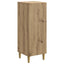 Sideboard Artisan-eg 33 x 34,5 x 90 cm Konstrueret træ