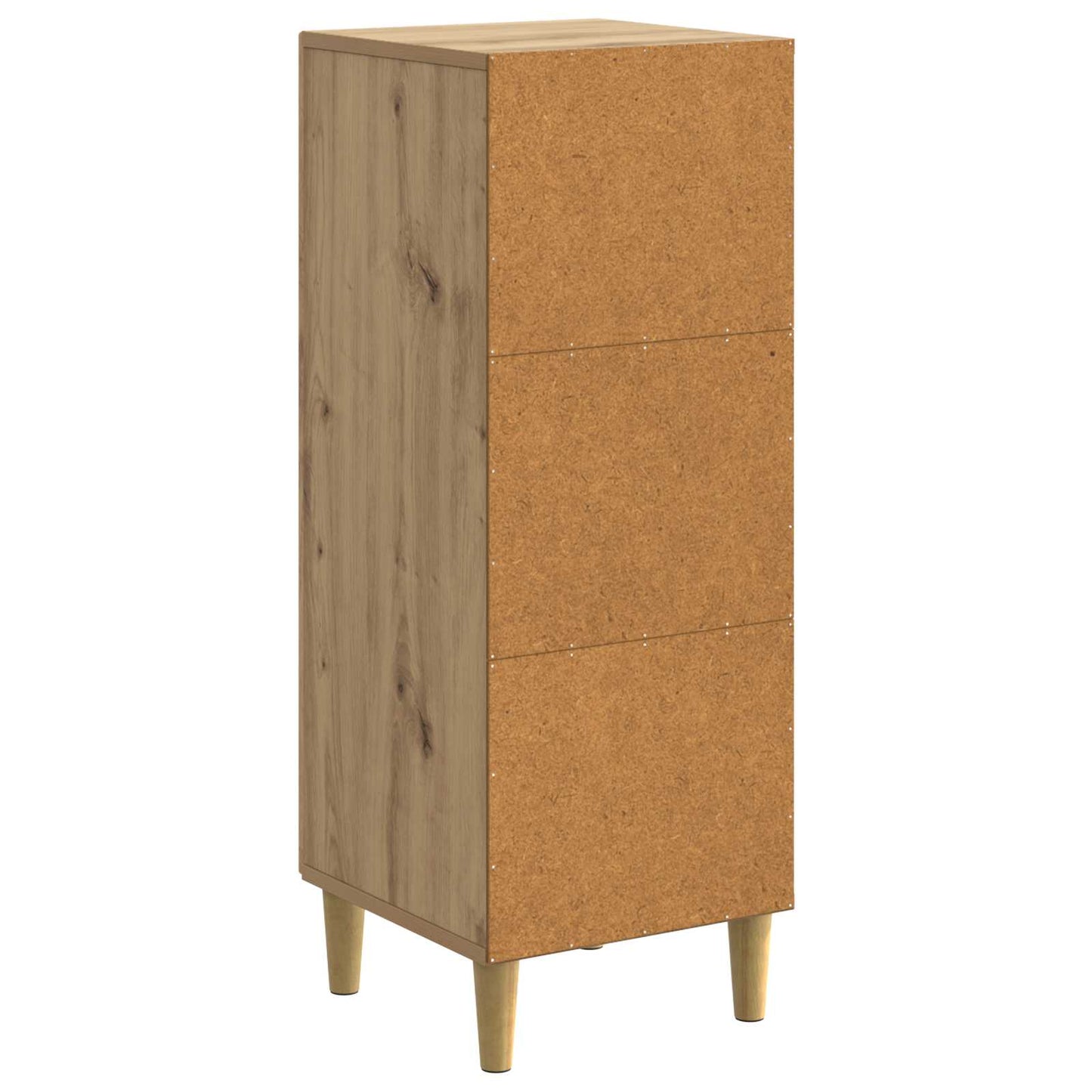 Sideboard Artisan-eg 33 x 34,5 x 90 cm Konstrueret træ