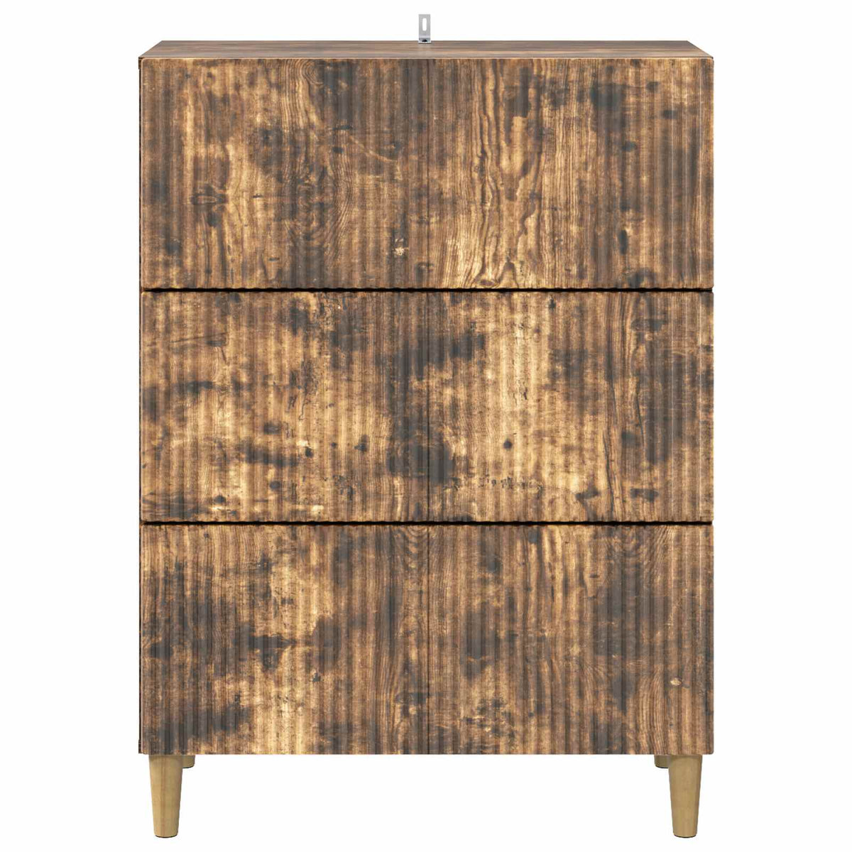 Skuffeskab 66 x 34,5 x 90 cm Konstrueret træ Røget eg