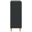 Sideboard med skuffe Sort 66 x 34,5 x 90 cm Konstrueret træ