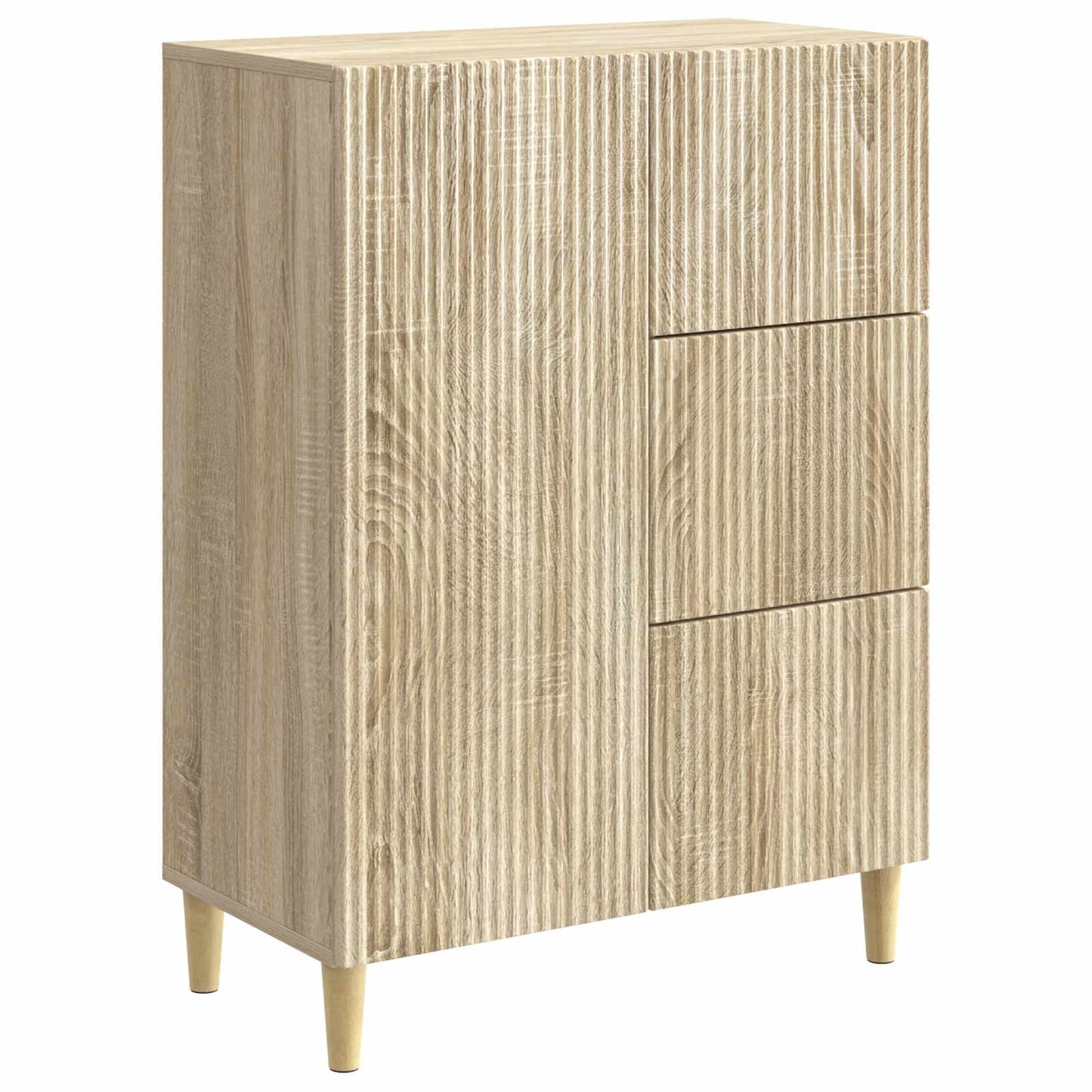 Sideboard Sonoma-eg 66 x 34,5 x 90 cm Konstrueret træ