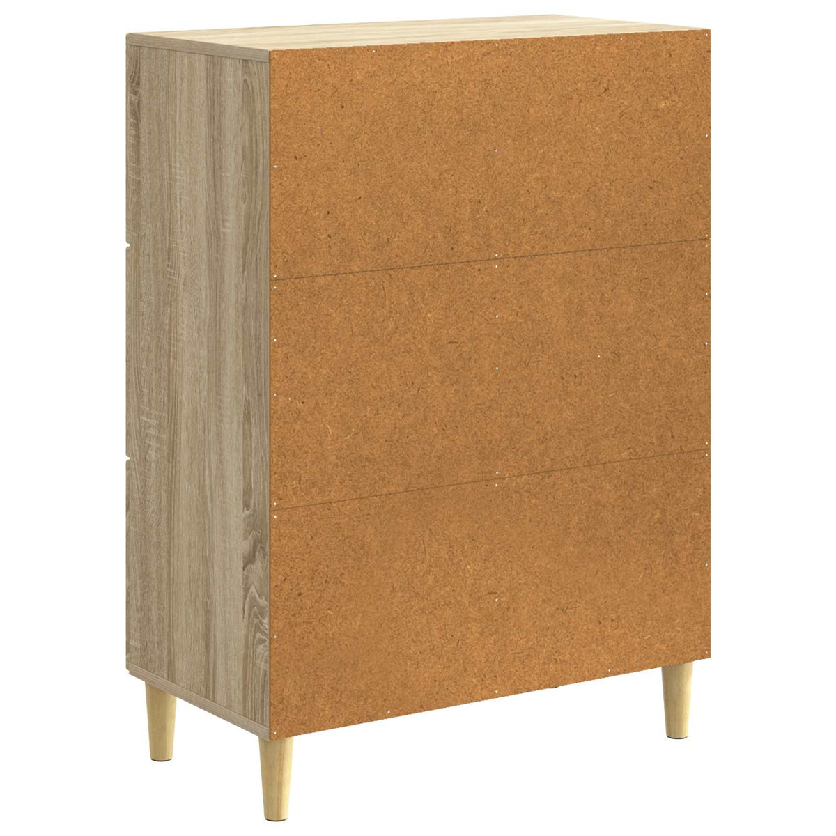 Sideboard Sonoma-eg 66 x 34,5 x 90 cm Konstrueret træ