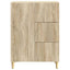 Sideboard Sonoma-eg 66 x 34,5 x 90 cm Konstrueret træ
