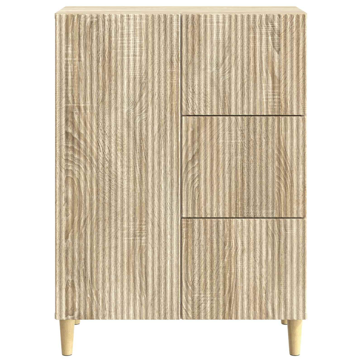 Sideboard Sonoma-eg 66 x 34,5 x 90 cm Konstrueret træ