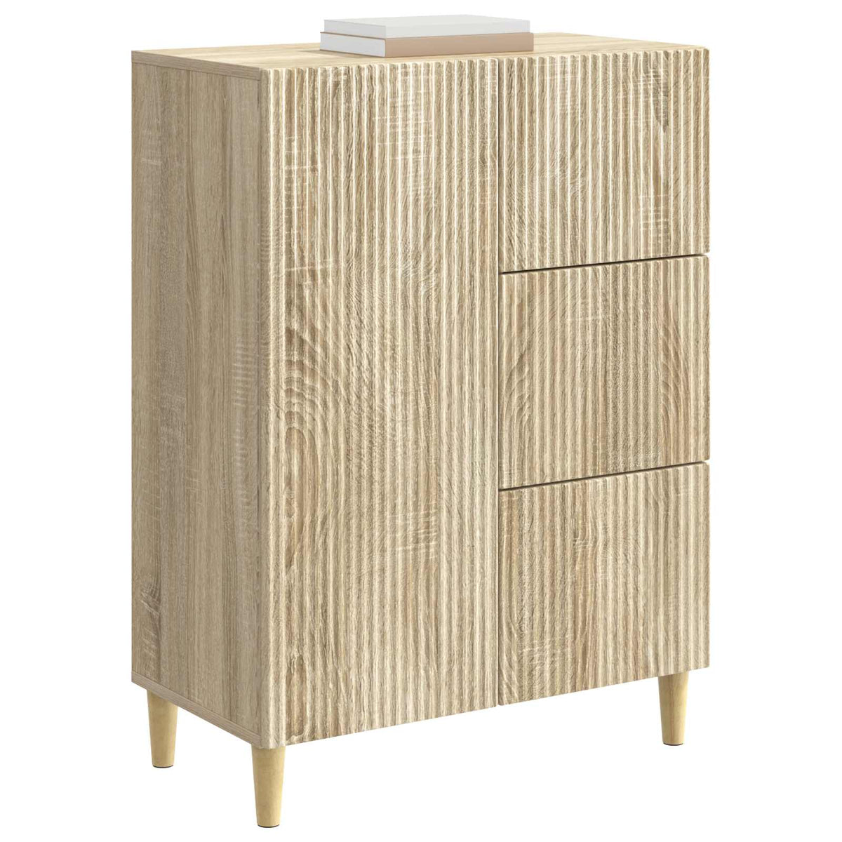 Sideboard Sonoma-eg 66 x 34,5 x 90 cm Konstrueret træ