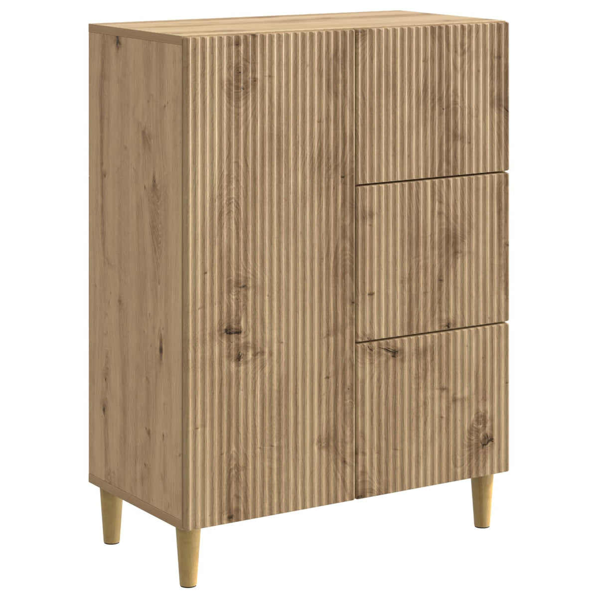 Sideboard Artisan-eg 66 x 34,5 x 90 cm Konstrueret træ
