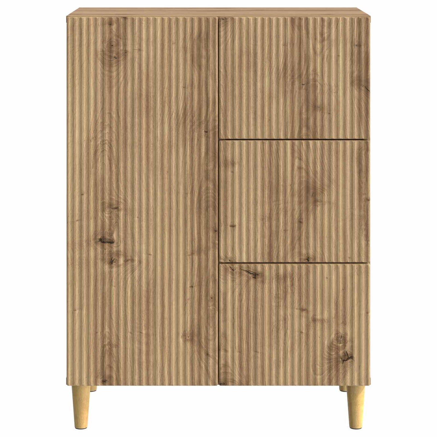 Sideboard Artisan-eg 66 x 34,5 x 90 cm Konstrueret træ