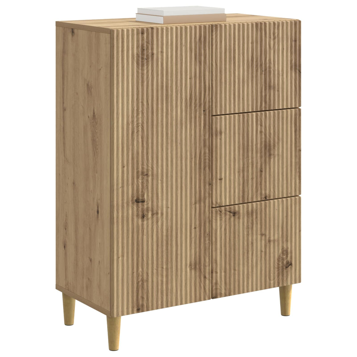 Sideboard Artisan-eg 66 x 34,5 x 90 cm Konstrueret træ