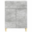 Sideboard med skuffe Betongrå 66 x 34,5 x 90 cm Konstrueret træ