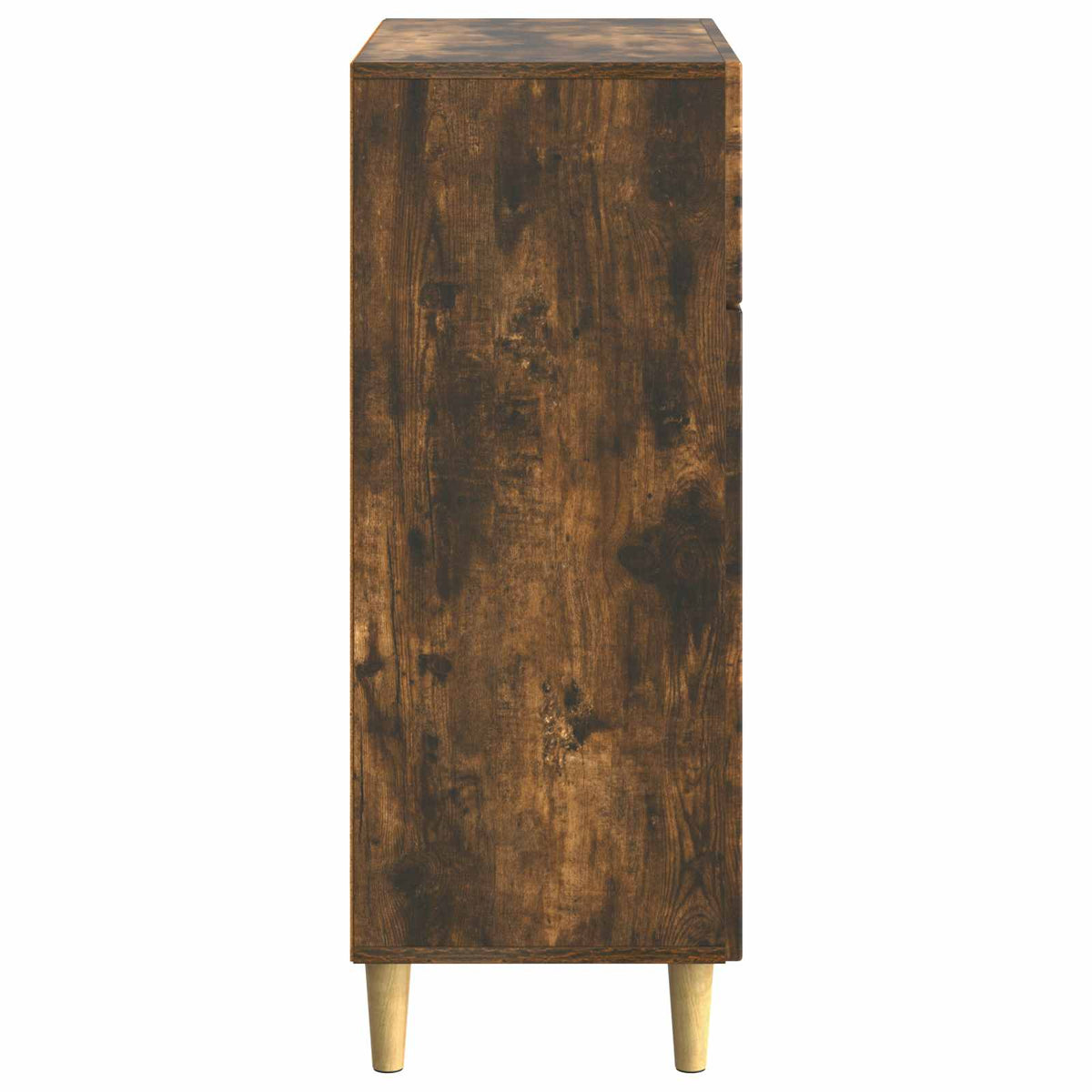 Sideboard med skuffe Røget eg 66 x 34,5 x 90 cm Konstrueret træ