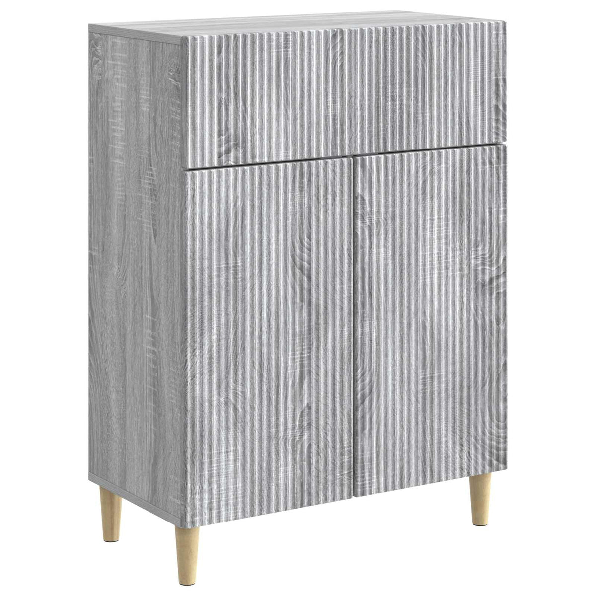Sideboard Grå sonoma-eg 66 x 34,5 x 90 cm Konstrueret træ