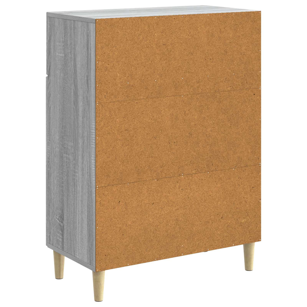 Sideboard Grå sonoma-eg 66 x 34,5 x 90 cm Konstrueret træ