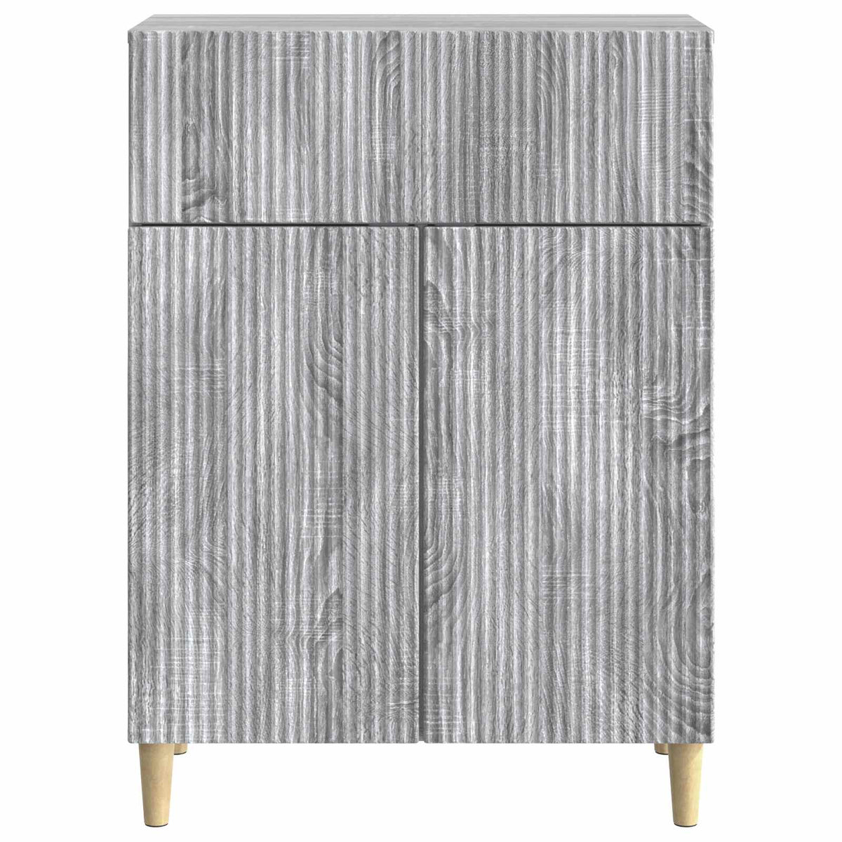 Sideboard Grå sonoma-eg 66 x 34,5 x 90 cm Konstrueret træ