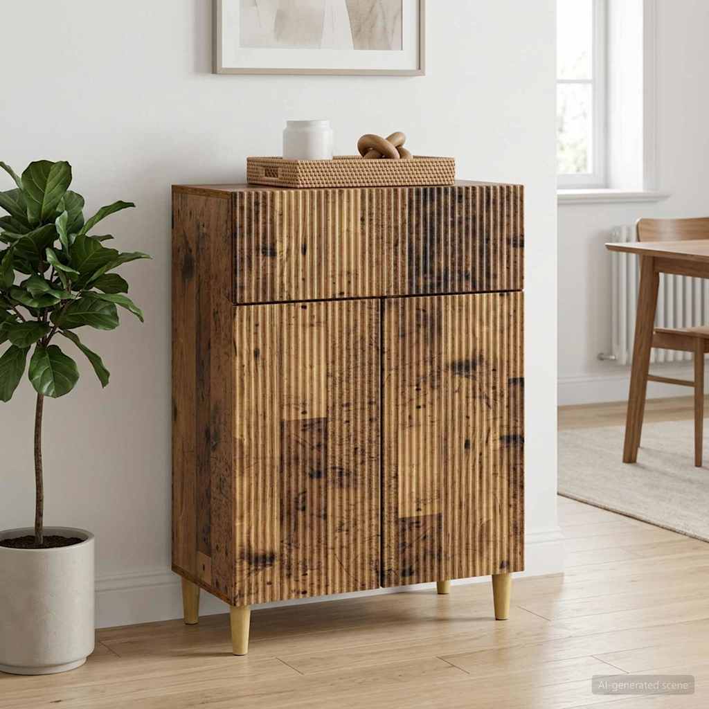 Sideboard Gammelt træ 66 x 34,5 x 90 cm Konstrueret træ