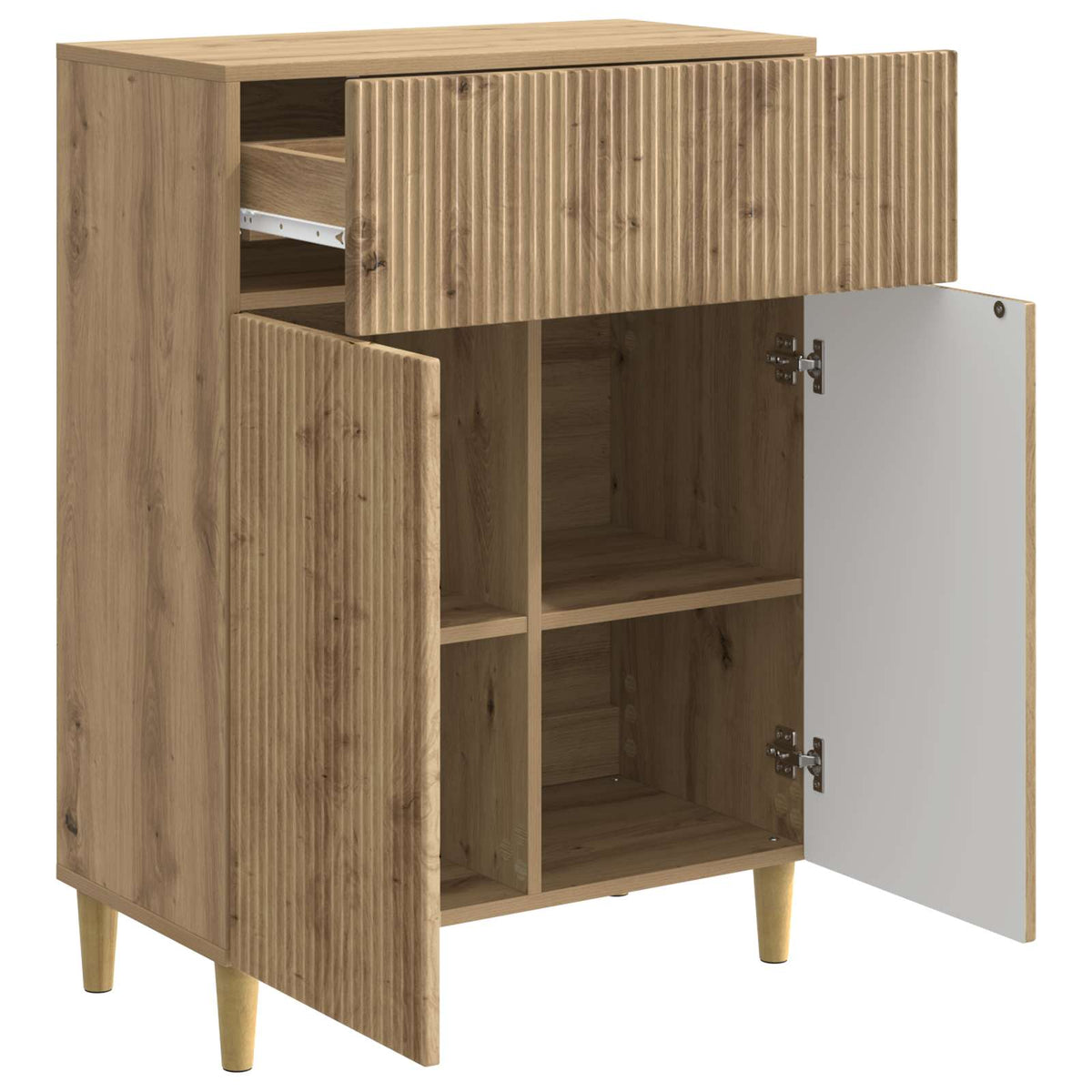 Sideboard Artisan-eg 66 x 34,5 x 90 cm Konstrueret træ