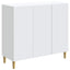 Sideboard Hvid 89 x 34,5 x 80 cm Konstrueret træ