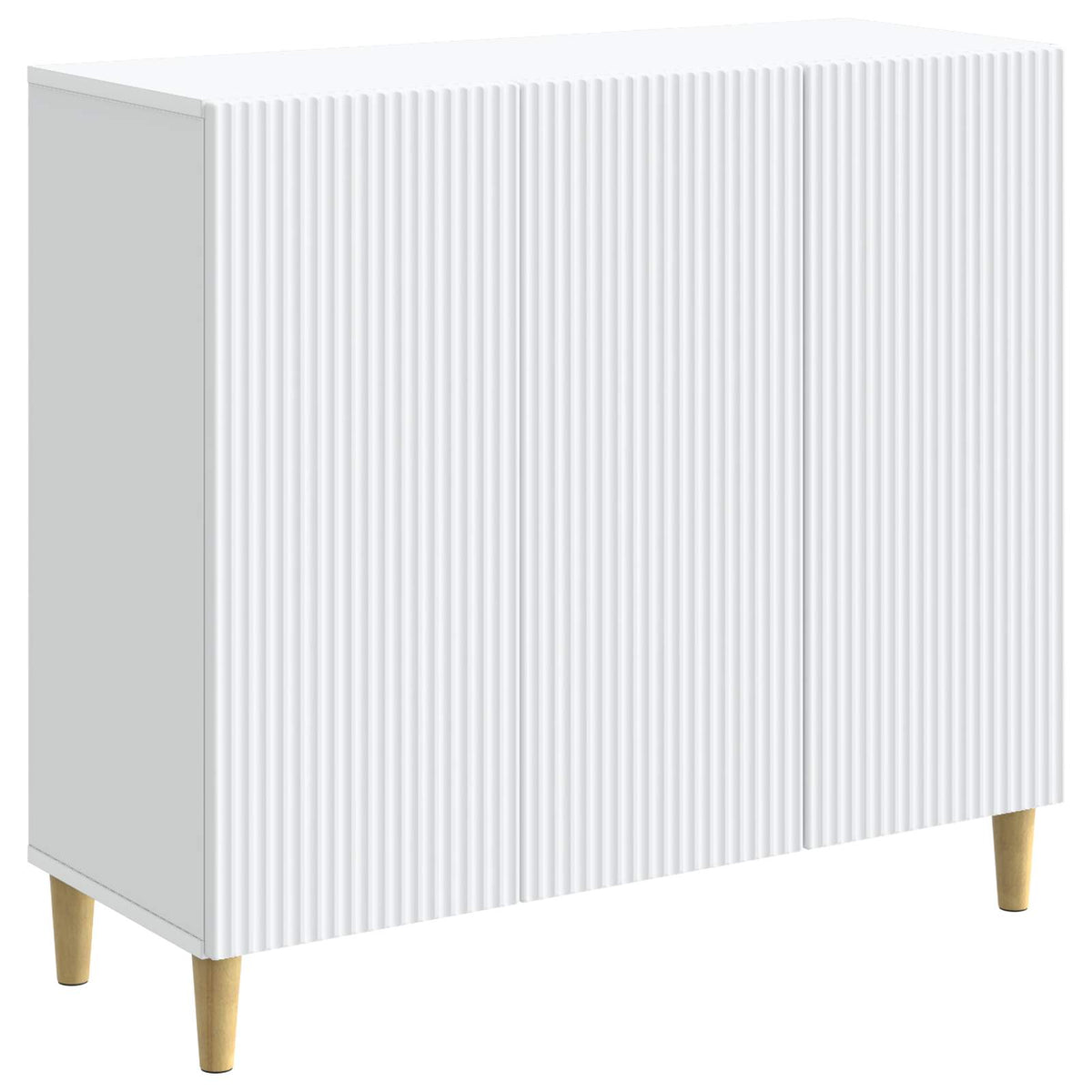 Sideboard Hvid 89 x 34,5 x 80 cm Konstrueret træ