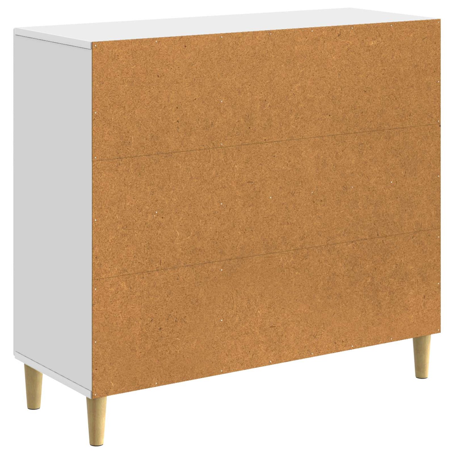 Sideboard Hvid 89 x 34,5 x 80 cm Konstrueret træ