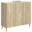 Sideboard Sonoma-eg 89 x 34,5 x 80 cm Konstrueret træ