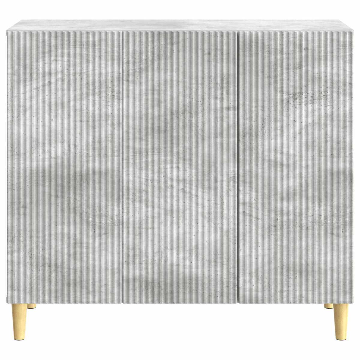Sideboard Betongrå 89 x 34,5 x 80 cm Konstrueret træ