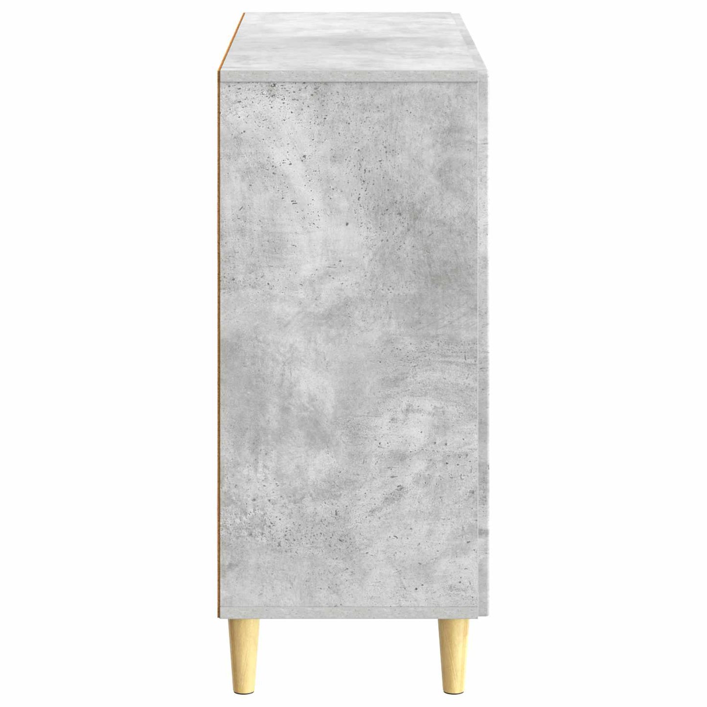 Sideboard Betongrå 89 x 34,5 x 80 cm Konstrueret træ
