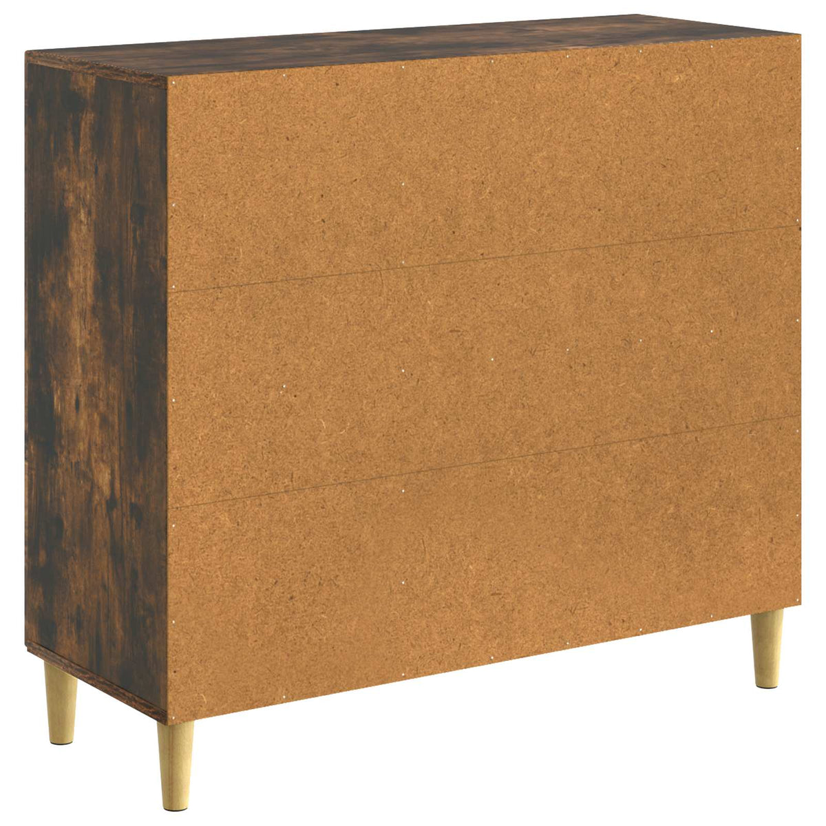 Sideboard Røget eg 89 x 34,5 x 80 cm Konstrueret træ